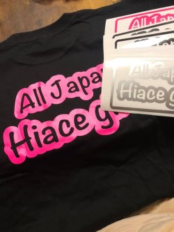 画像2: All Japan Hiace girls 公式ステッカー
