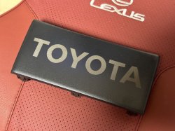 画像1: プリクラッシュセンサーカバー（ハイエース6型、7型) TOYOTA ロゴ入り