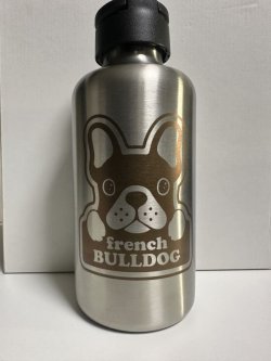 画像1: タンブラー700ml  レーザー加工　DOG フレンチブルドック