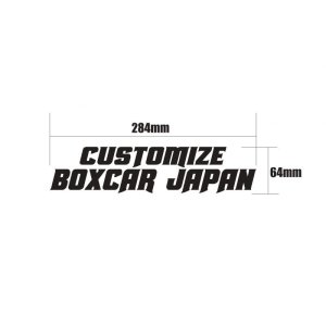 画像: CASTOMIZE BOXCAR  JAPAN 公式ステッカー