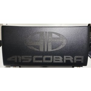 画像: プリクラッシュセンサーカバー（ハイエース6型以降) 415COBRAロゴ　ブラックバージョン